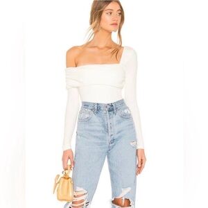 Privacy Please ‘Florence’ White Bodysuit - XS